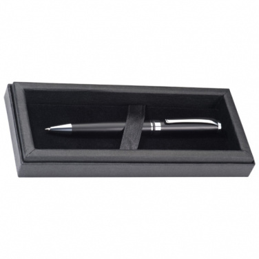 Logo trade promotional merchandise image of: Metal ballpen CLAYTON