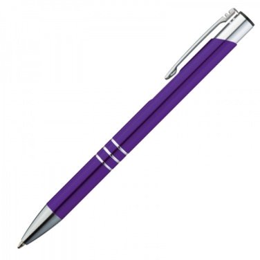 Logo trade promotional gifts image of: Metal ballpen ASCOT