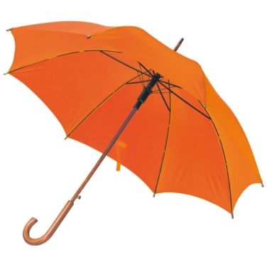 Logotrade business gift image of: Wooden automatic umbrella NANCY