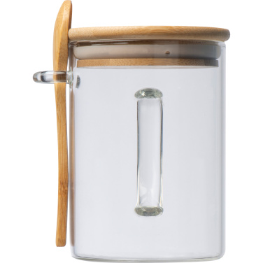 Logotrade promotional product picture of: Glass mug JACKSON 420 ml