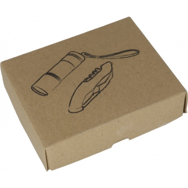 Logotrade promotional product picture of: Set torch and pocket knife DOVER