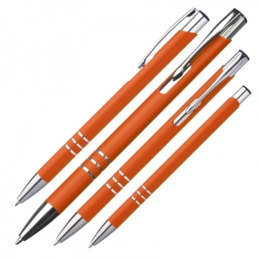 Logo trade advertising product photo of: Metal ballpen NEW JERSEY