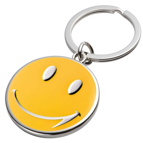 Logo trade advertising products picture of: Keyring SMILE