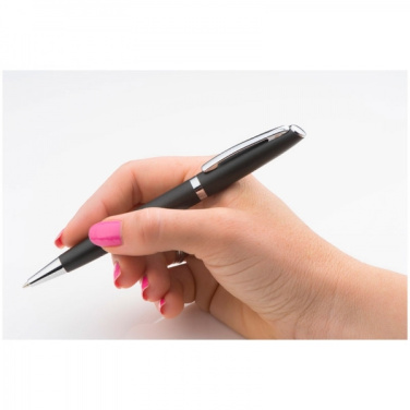 Logo trade promotional item photo of: Metal ballpen PORT ELIZABETH