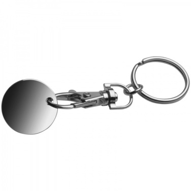 Logo trade promotional gifts picture of: Keyring with shopping coin ARRAS