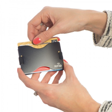 Logo trade promotional products image of: RFID card holder GLADSTONE