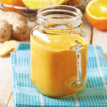 Logotrade promotional giveaways photo of: Drinking glass with handle and lid TREVISO 450 ml