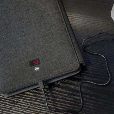 Logo trade promotional giveaway photo of: Power bank folder Leno