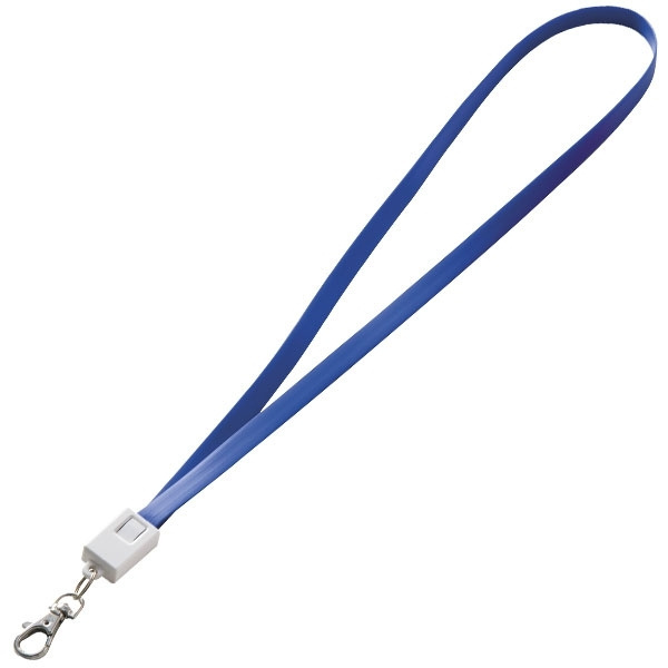 Logo trade promotional giveaways picture of: Lanyard with usb cable LE PORT