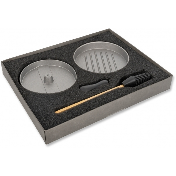 Logo trade promotional gifts picture of: Burger press with silicone brush TEXAS