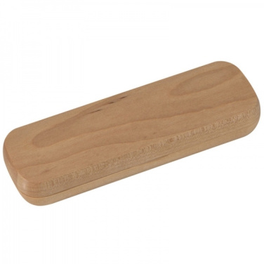 Logotrade corporate gift picture of: Wooden writing set ballpen and roller INDIANAPOLIS