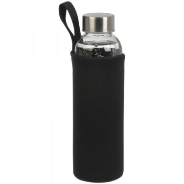 Logo trade promotional merchandise picture of: Glass bottle KLAGENFURT 500 ml