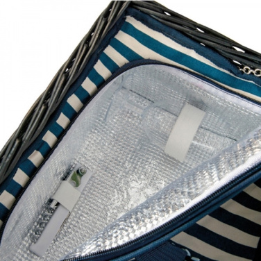 Logo trade promotional giveaways picture of: Picnic basket RIVA DEL GARDA