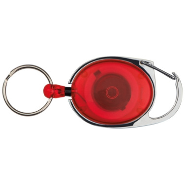 Logo trade promotional merchandise photo of: Ski-Pass with Carabiner Keyring EMPLOYEE