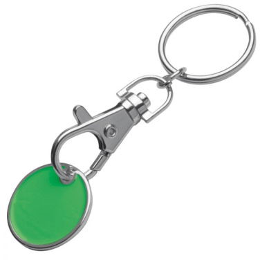 Logo trade business gifts image of: Keyring with shopping coin ARRAS