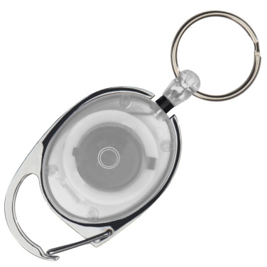Logotrade promotional product image of: Ski-Pass with Carabiner Keyring EMPLOYEE
