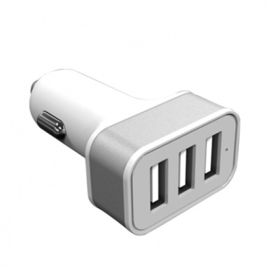 Logo trade promotional giveaway photo of: Car Charger with 3 USB ports