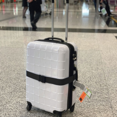 Logo trade promotional gifts image of: Adjustable luggage strap MOORDEICH