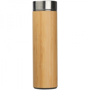 Logo trade promotional merchandise image of: Stainless steel bottle VALDEMORO 550 ml