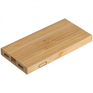 Logo trade promotional products picture of: Bamboo power bank KATOWICE
