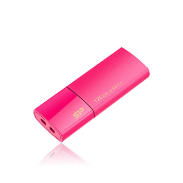 Logotrade promotional item picture of: Pendrive Silicon Power 3.0 Blaze B05,pink