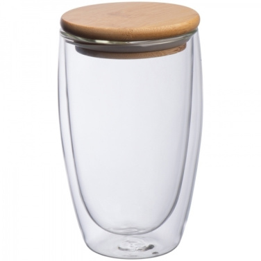 Logo trade promotional merchandise photo of: Double-walled glass ZAKOPANE 500 ml