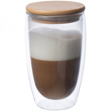 Logotrade promotional merchandise picture of: Double-walled glass ZAKOPANE 500 ml