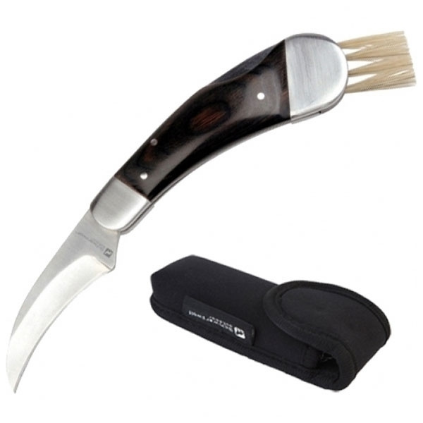 Logo trade promotional merchandise photo of: Mushroom knife PILZ Schwarzwolf
