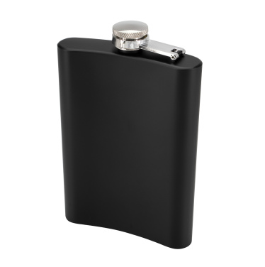 Logotrade promotional items photo of: Hip flask OLYMPOS Schwarzwolf