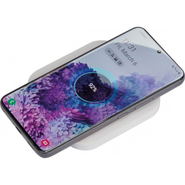 Logo trade business gifts image of: Wireless charger LINCOLN