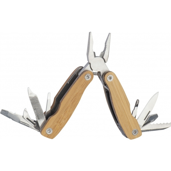 Logotrade promotional gift picture of: Multifunction tool bamboo LEEDS
