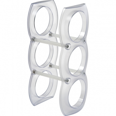 Logotrade promotional merchandise picture of: Plastic wine rack MONTEGO BAY