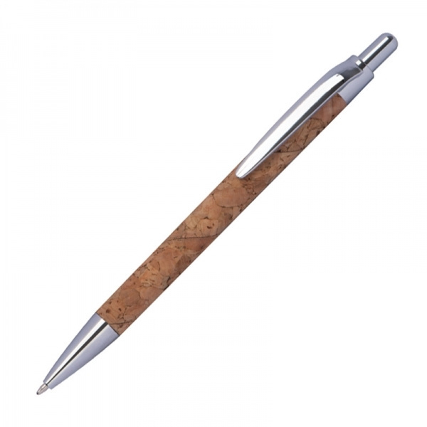 Logo trade promotional products image of: Cork pen KINGSWOOD
