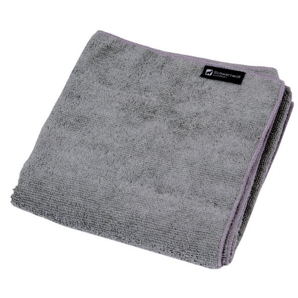 Logotrade promotional giveaway image of: Towel LOBOS Schwarzwolf