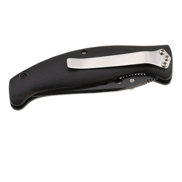 Logo trade promotional gifts image of: Folding knife STYX Schwarzwolf