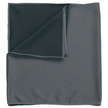 Logo trade promotional giveaway photo of: Towel LANAO Schwarzwolf