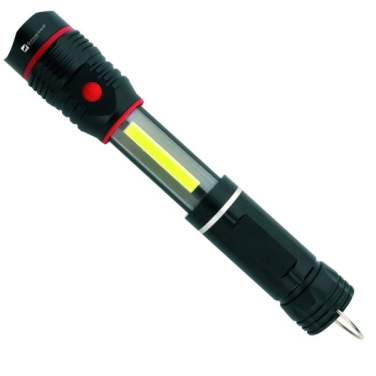 Logo trade promotional products image of: Flashlight BIWA Schwarzwolf