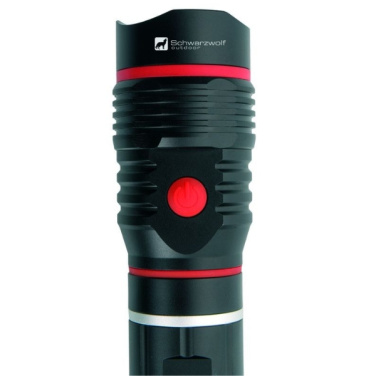 Logotrade promotional item image of: Flashlight BIWA Schwarzwolf