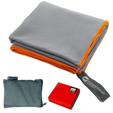 Logo trade promotional products picture of: Towel MALAREN Schwarzwolf