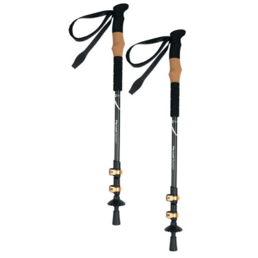 Logotrade advertising product picture of: Trekking poles DENALI Schwarzwolf