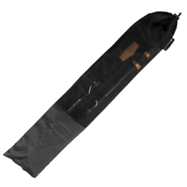 Logotrade promotional merchandise image of: Trekking poles DENALI Schwarzwolf