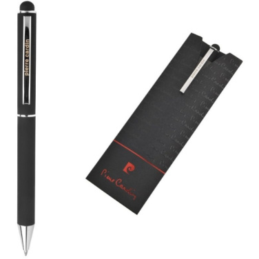 Logo trade corporate gifts picture of: Metal ballpoint pen, touch pen, soft touch CLAUDIE Pierre Cardin