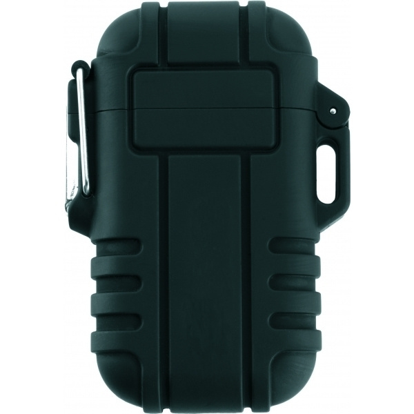 Logotrade promotional merchandise picture of: Ecological lighter SANFORD Schwarzwolf