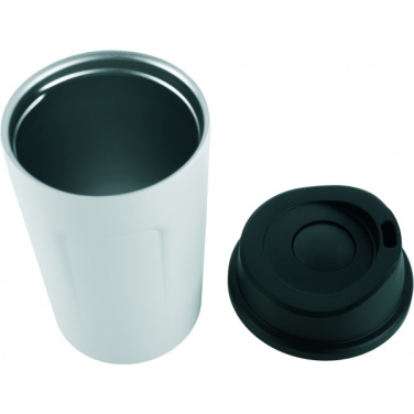 Logotrade promotional giveaway image of: Thermo mug LIARD Schwarzwolf