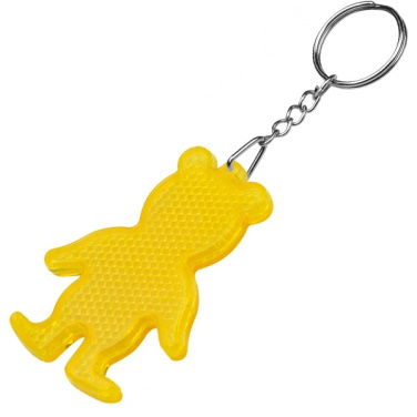 Logo trade corporate gifts picture of: Reflective keyring BEAR
