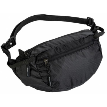 Logo trade promotional merchandise picture of: Waist bag MOBILA Schwarzwolf