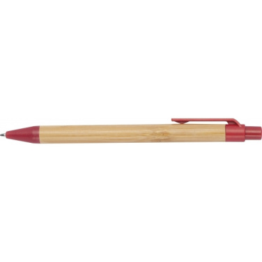 Logotrade promotional merchandise picture of: Wheatstraw and bamboo ballpen HALLE