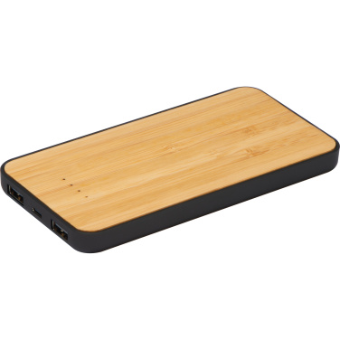 Logo trade promotional giveaway photo of: Wireless charger and powerbank 8000 mAh MILAN