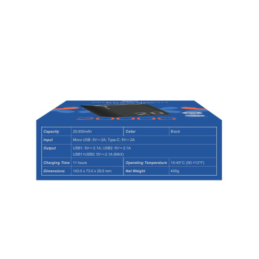 Logotrade business gift image of: Power bank Silicon Power GS15 20000 mAh