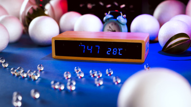 Logo trade promotional gift photo of: Desk clock TRONDHEIM